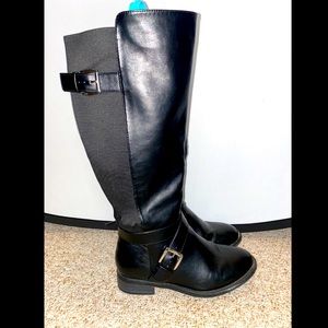 Torrid Wide Calf Black Boots. Worn twice. Size 8